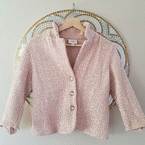 Blush Sequin Blazer
